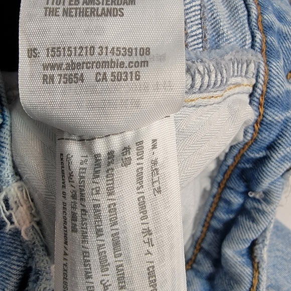 Abercrombie and fitch Jeans 30/10 Curve Love 90s Straight Ultra High Rise - Picture 4 of 9